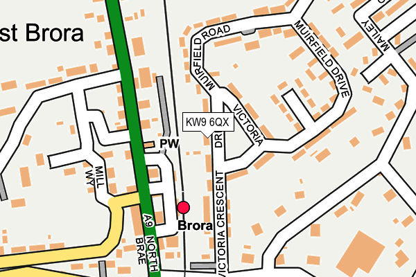 KW9 6QX map - OS OpenMap – Local (Ordnance Survey) KW9 6QX map - OS OpenMap – Local (Ordnance Survey)