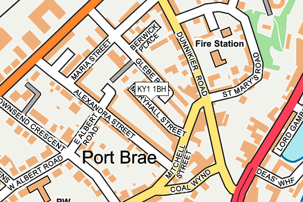 KY1 1BH map - OS OpenMap – Local (Ordnance Survey) KY1 1BH map - OS OpenMap – Local (Ordnance Survey)