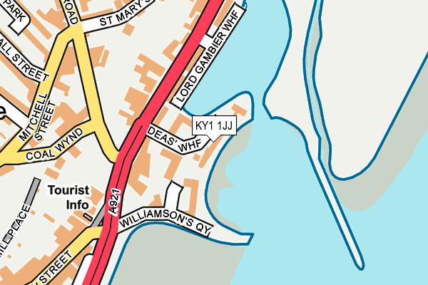 KY1 1JJ map - OS OpenMap – Local (Ordnance Survey) KY1 1JJ map - OS OpenMap – Local (Ordnance Survey)