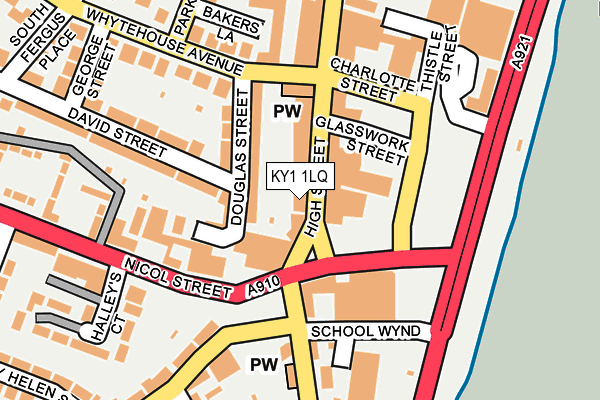 KY1 1LQ map - OS OpenMap – Local (Ordnance Survey) KY1 1LQ map - OS OpenMap – Local (Ordnance Survey)