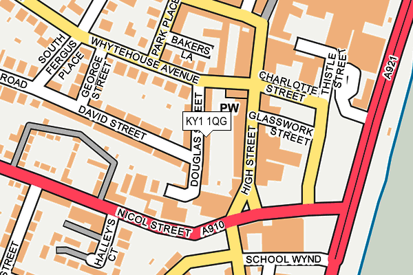 KY1 1QG map - OS OpenMap – Local (Ordnance Survey) KY1 1QG map - OS OpenMap – Local (Ordnance Survey)