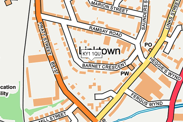 KY1 1QU map - OS OpenMap – Local (Ordnance Survey) KY1 1QU map - OS OpenMap – Local (Ordnance Survey)