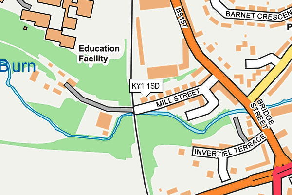 KY1 1SD map - OS OpenMap – Local (Ordnance Survey) KY1 1SD map - OS OpenMap – Local (Ordnance Survey)