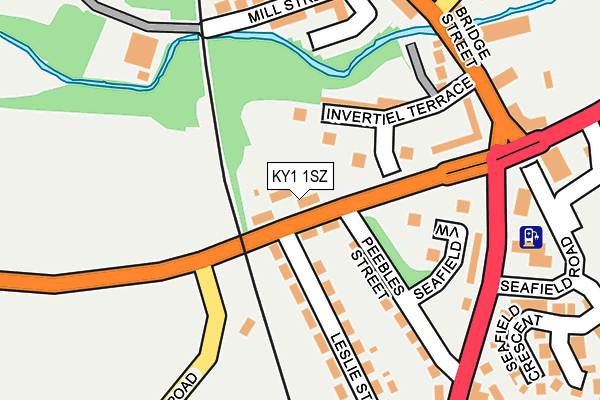 KY1 1SZ map - OS OpenMap – Local (Ordnance Survey) KY1 1SZ map - OS OpenMap – Local (Ordnance Survey)