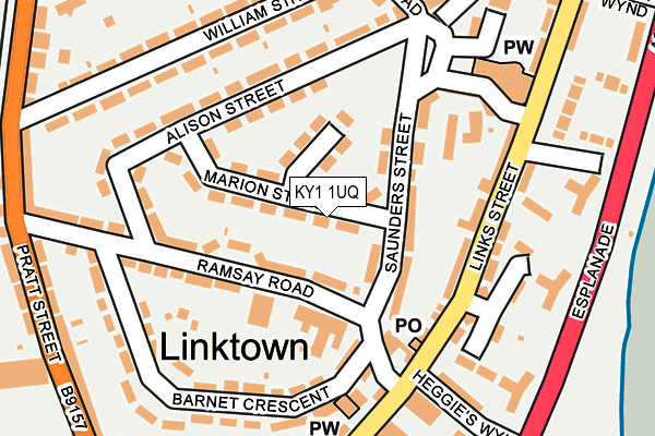 KY1 1UQ map - OS OpenMap – Local (Ordnance Survey) KY1 1UQ map - OS OpenMap – Local (Ordnance Survey)