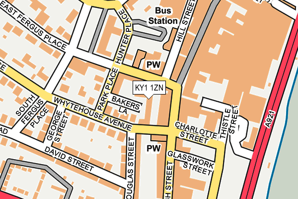 KY1 1ZN map - OS OpenMap – Local (Ordnance Survey) KY1 1ZN map - OS OpenMap – Local (Ordnance Survey)