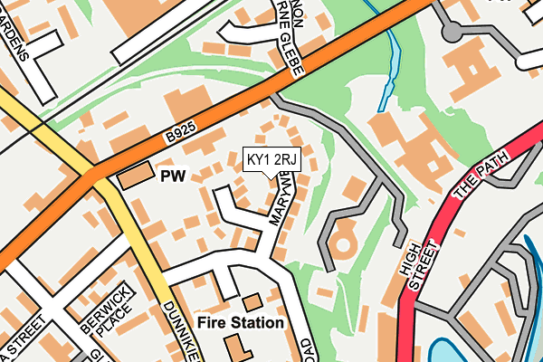 KY1 2RJ map - OS OpenMap – Local (Ordnance Survey) KY1 2RJ map - OS OpenMap – Local (Ordnance Survey)