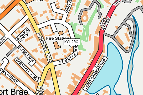 KY1 2RQ map - OS OpenMap – Local (Ordnance Survey) KY1 2RQ map - OS OpenMap – Local (Ordnance Survey)