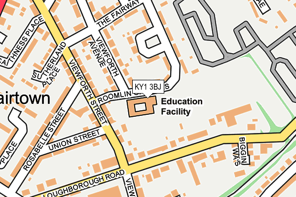 KY1 3BJ map - OS OpenMap – Local (Ordnance Survey) KY1 3BJ map - OS OpenMap – Local (Ordnance Survey)
