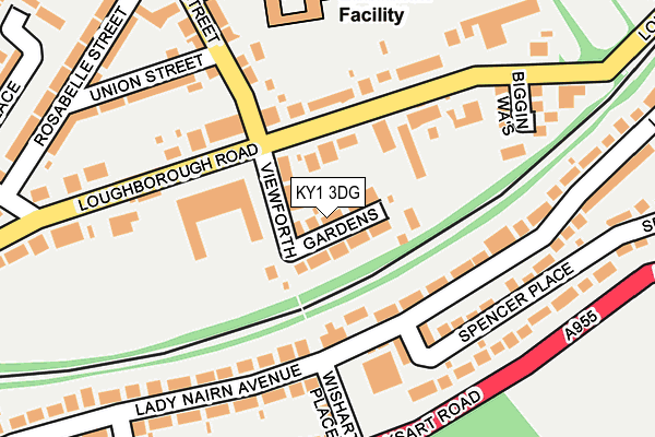 KY1 3DG map - OS OpenMap – Local (Ordnance Survey) KY1 3DG map - OS OpenMap – Local (Ordnance Survey)