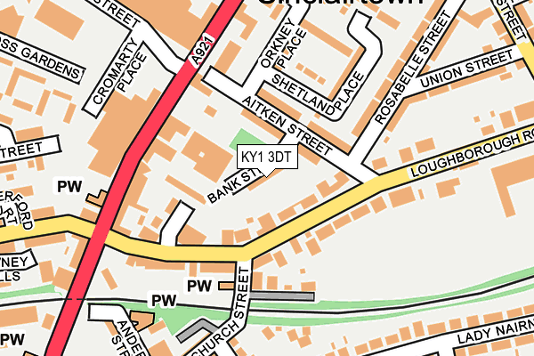 KY1 3DT map - OS OpenMap – Local (Ordnance Survey) KY1 3DT map - OS OpenMap – Local (Ordnance Survey)