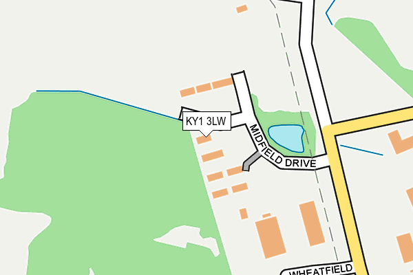 KY1 3LW map - OS OpenMap – Local (Ordnance Survey) KY1 3LW map - OS OpenMap – Local (Ordnance Survey)