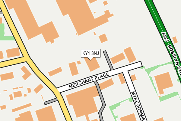 KY1 3NJ map - OS OpenMap – Local (Ordnance Survey) KY1 3NJ map - OS OpenMap – Local (Ordnance Survey)
