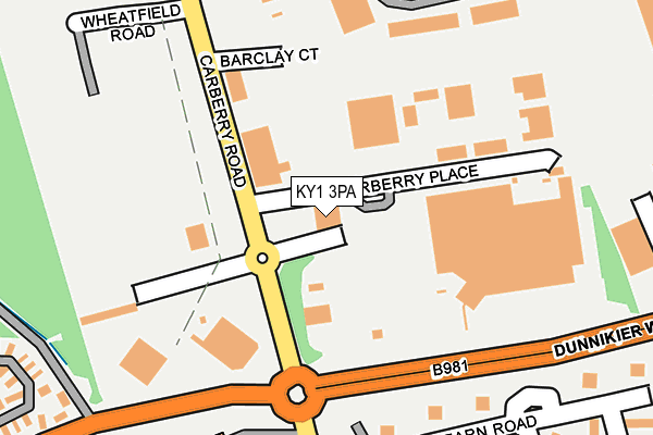 KY1 3PA map - OS OpenMap – Local (Ordnance Survey) KY1 3PA map - OS OpenMap – Local (Ordnance Survey)