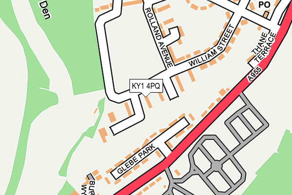 KY1 4PQ map - OS OpenMap – Local (Ordnance Survey) KY1 4PQ map - OS OpenMap – Local (Ordnance Survey)