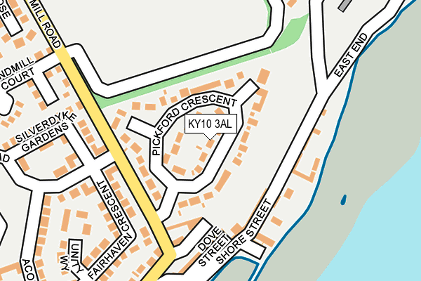 KY10 3AL map - OS OpenMap – Local (Ordnance Survey) KY10 3AL map - OS OpenMap – Local (Ordnance Survey)