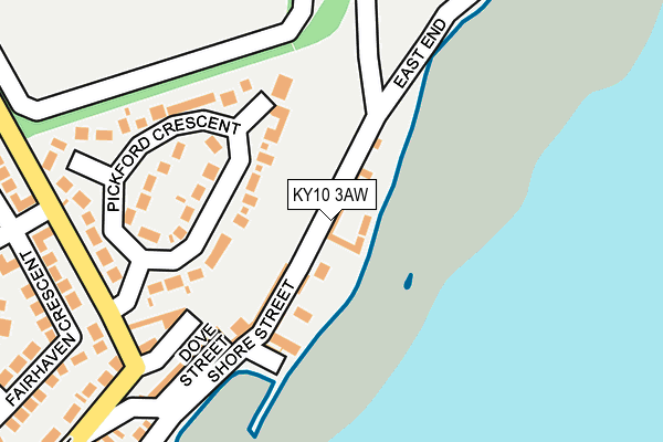 KY10 3AW map - OS OpenMap – Local (Ordnance Survey) KY10 3AW map - OS OpenMap – Local (Ordnance Survey)