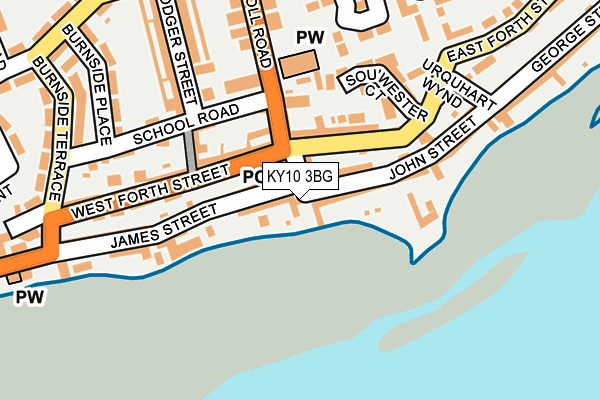 KY10 3BG map - OS OpenMap – Local (Ordnance Survey)