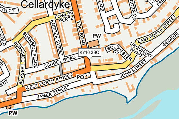 KY10 3BQ map - OS OpenMap – Local (Ordnance Survey) KY10 3BQ map - OS OpenMap – Local (Ordnance Survey)