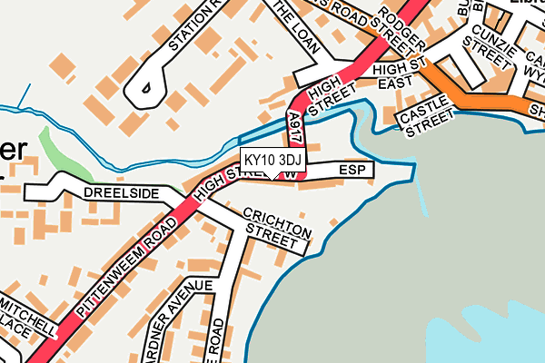 KY10 3DJ map - OS OpenMap – Local (Ordnance Survey) KY10 3DJ map - OS OpenMap – Local (Ordnance Survey)