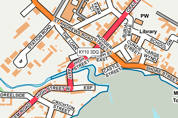 KY10 3DQ map - OS OpenMap – Local (Ordnance Survey)