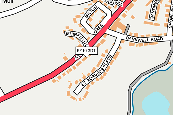 KY10 3DT map - OS OpenMap – Local (Ordnance Survey) KY10 3DT map - OS OpenMap – Local (Ordnance Survey)