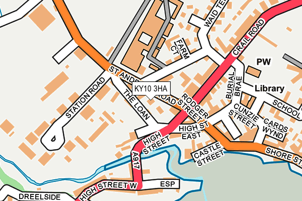 KY10 3HA map - OS OpenMap – Local (Ordnance Survey) KY10 3HA map - OS OpenMap – Local (Ordnance Survey)