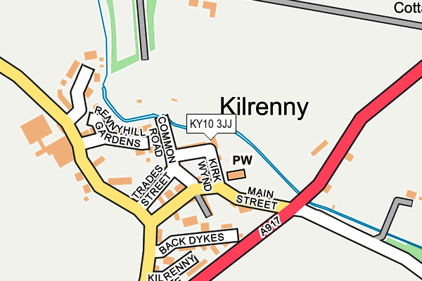 KY10 3JJ map - OS OpenMap – Local (Ordnance Survey) KY10 3JJ map - OS OpenMap – Local (Ordnance Survey)