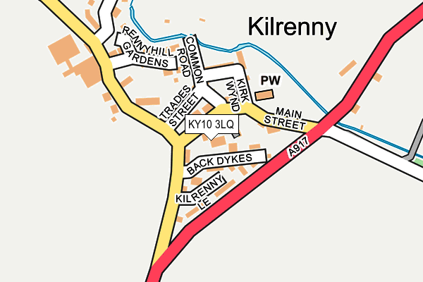 KY10 3LQ map - OS OpenMap – Local (Ordnance Survey)