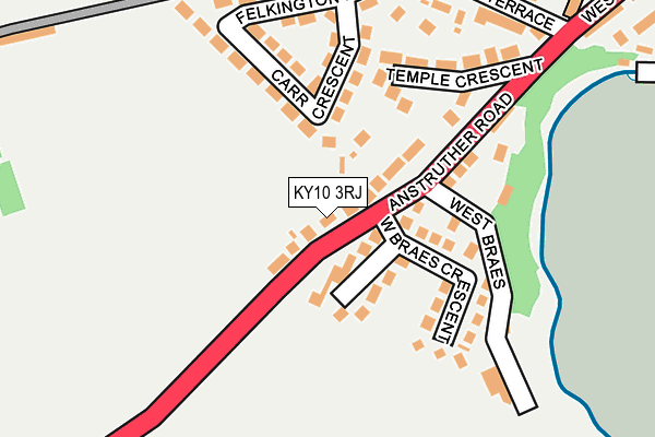 KY10 3RJ map - OS OpenMap – Local (Ordnance Survey) KY10 3RJ map - OS OpenMap – Local (Ordnance Survey)