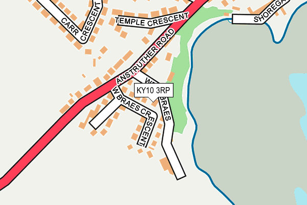 KY10 3RP map - OS OpenMap – Local (Ordnance Survey) KY10 3RP map - OS OpenMap – Local (Ordnance Survey)