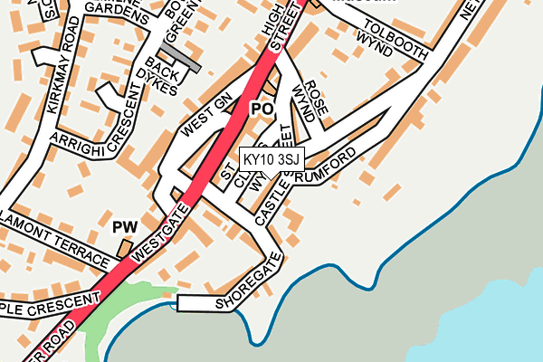 KY10 3SJ map - OS OpenMap – Local (Ordnance Survey)