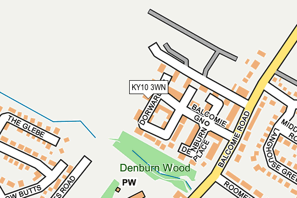 KY10 3WN map - OS OpenMap – Local (Ordnance Survey) KY10 3WN map - OS OpenMap – Local (Ordnance Survey)