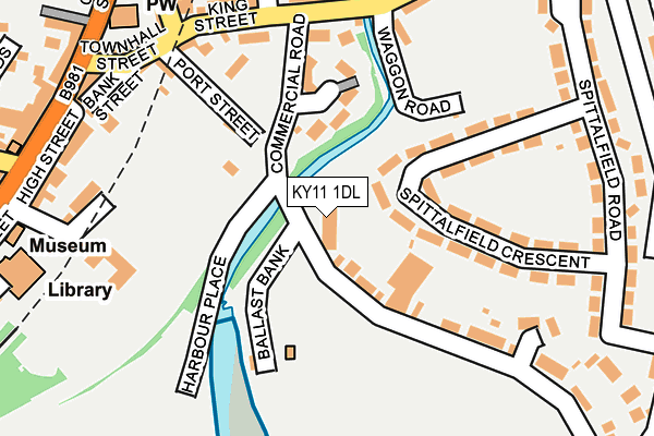 KY11 1DL map - OS OpenMap – Local (Ordnance Survey) KY11 1DL map - OS OpenMap – Local (Ordnance Survey)