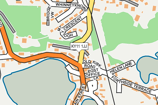 KY11 1JJ map - OS OpenMap – Local (Ordnance Survey) KY11 1JJ map - OS OpenMap – Local (Ordnance Survey)
