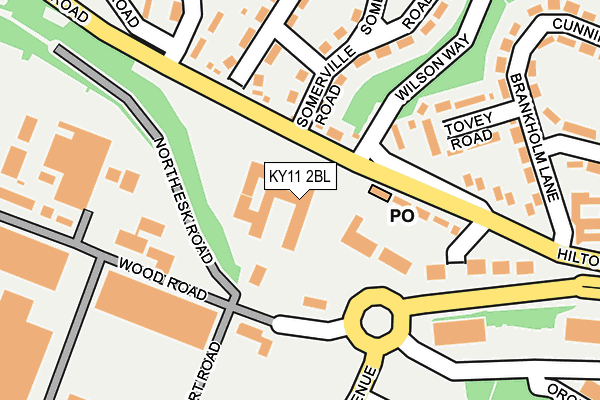 KY11 2BL map - OS OpenMap – Local (Ordnance Survey) KY11 2BL map - OS OpenMap – Local (Ordnance Survey)