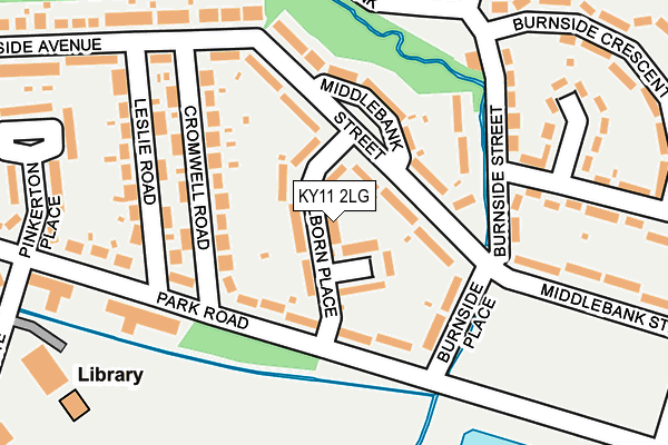 KY11 2LG map - OS OpenMap – Local (Ordnance Survey) KY11 2LG map - OS OpenMap – Local (Ordnance Survey)