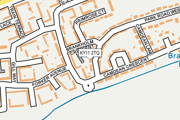 KY11 2TQ map - OS OpenMap – Local (Ordnance Survey) KY11 2TQ map - OS OpenMap – Local (Ordnance Survey)