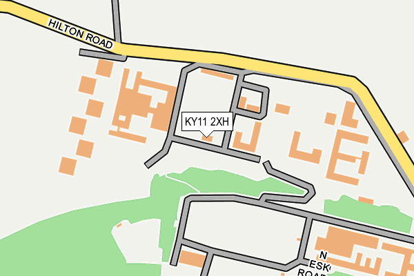 KY11 2XH map - OS OpenMap – Local (Ordnance Survey) KY11 2XH map - OS OpenMap – Local (Ordnance Survey)