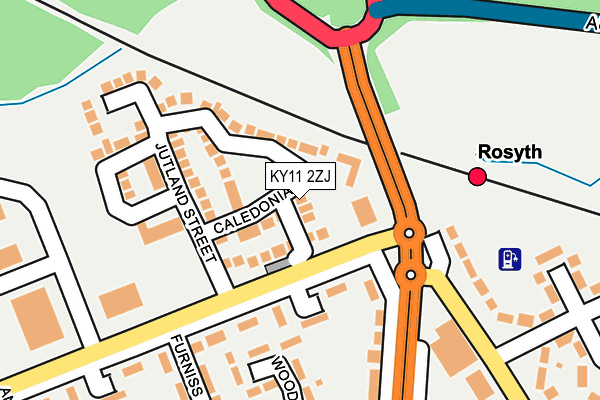 KY11 2ZJ map - OS OpenMap – Local (Ordnance Survey) KY11 2ZJ map - OS OpenMap – Local (Ordnance Survey)