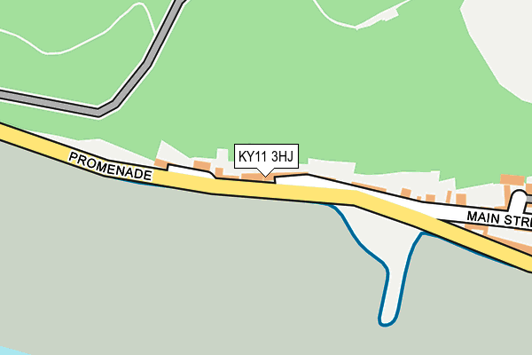 KY11 3HJ map - OS OpenMap – Local (Ordnance Survey) KY11 3HJ map - OS OpenMap – Local (Ordnance Survey)
