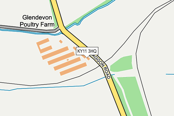 KY11 3HQ map - OS OpenMap – Local (Ordnance Survey)