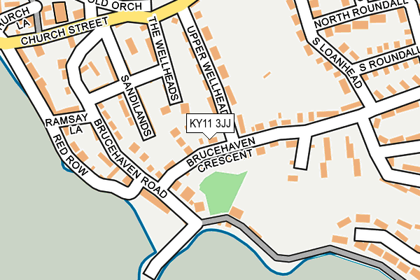 KY11 3JJ map - OS OpenMap – Local (Ordnance Survey) KY11 3JJ map - OS OpenMap – Local (Ordnance Survey)