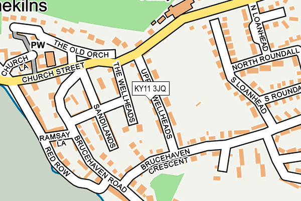 KY11 3JQ map - OS OpenMap – Local (Ordnance Survey) KY11 3JQ map - OS OpenMap – Local (Ordnance Survey)