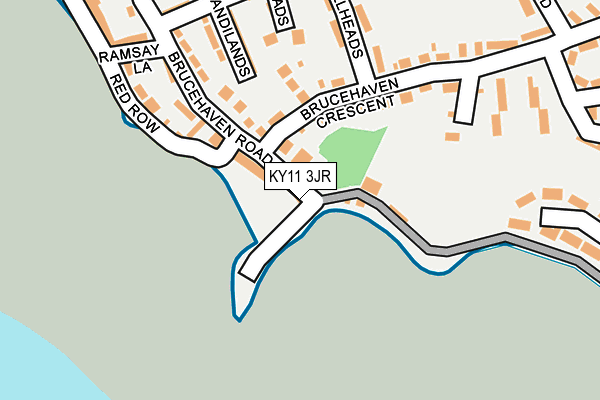 KY11 3JR map - OS OpenMap – Local (Ordnance Survey) KY11 3JR map - OS OpenMap – Local (Ordnance Survey)