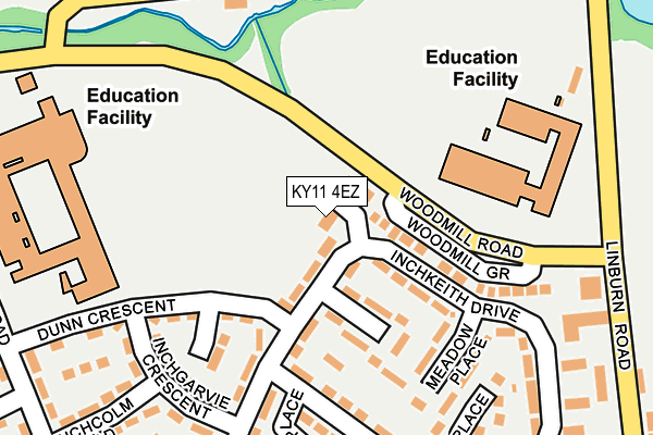 KY11 4EZ map - OS OpenMap – Local (Ordnance Survey) KY11 4EZ map - OS OpenMap – Local (Ordnance Survey)