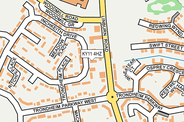KY11 4HZ map - OS OpenMap – Local (Ordnance Survey) KY11 4HZ map - OS OpenMap – Local (Ordnance Survey)