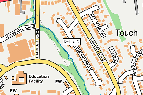 KY11 4LG map - OS OpenMap – Local (Ordnance Survey) KY11 4LG map - OS OpenMap – Local (Ordnance Survey)