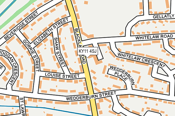 KY11 4SJ map - OS OpenMap – Local (Ordnance Survey) KY11 4SJ map - OS OpenMap – Local (Ordnance Survey)