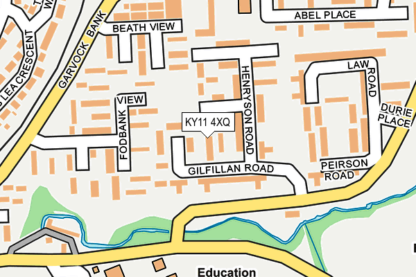 KY11 4XQ map - OS OpenMap – Local (Ordnance Survey) KY11 4XQ map - OS OpenMap – Local (Ordnance Survey)